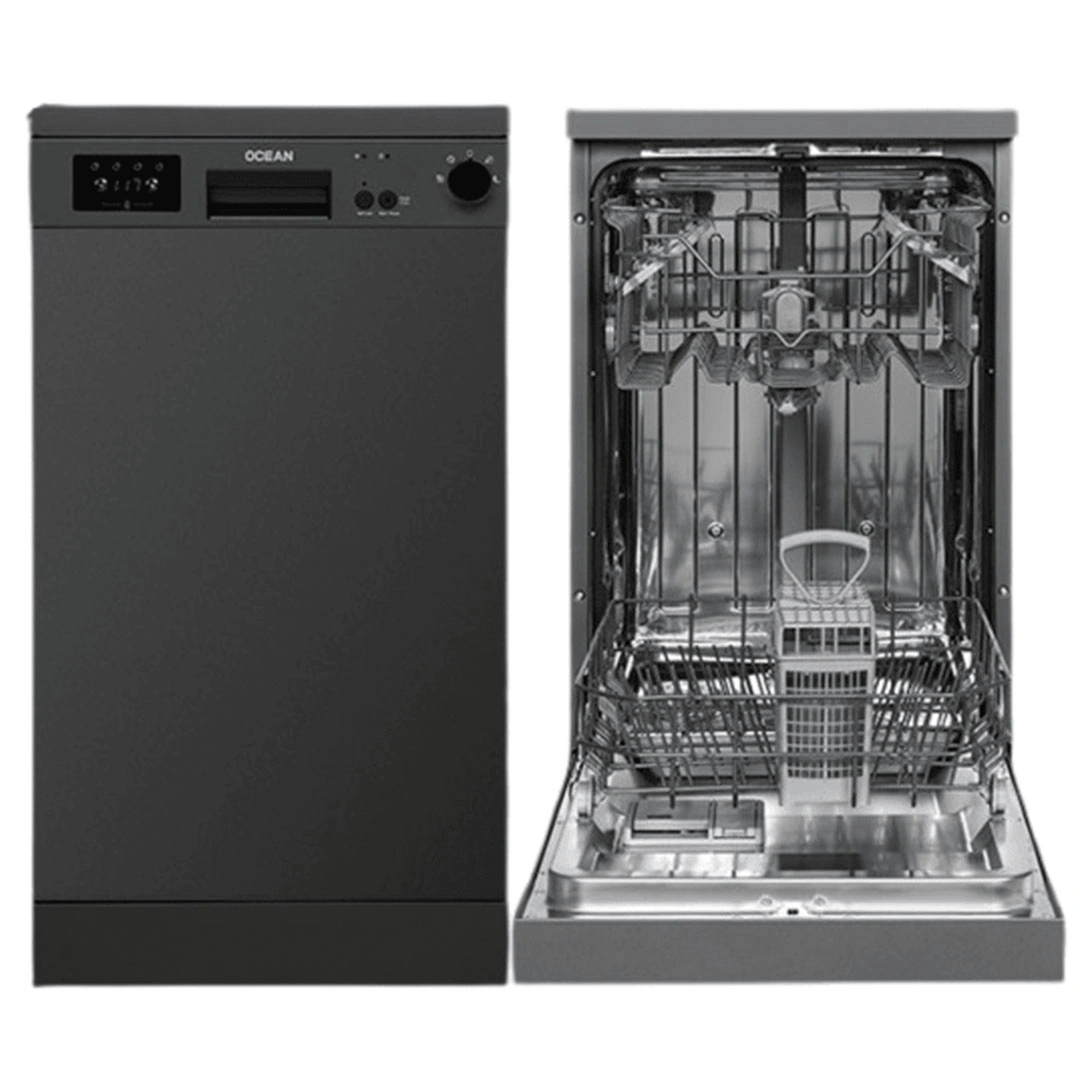 غسالة اطباق اوشن - 10 فرد - ستانلس غامق - ODT 454 D VXBN