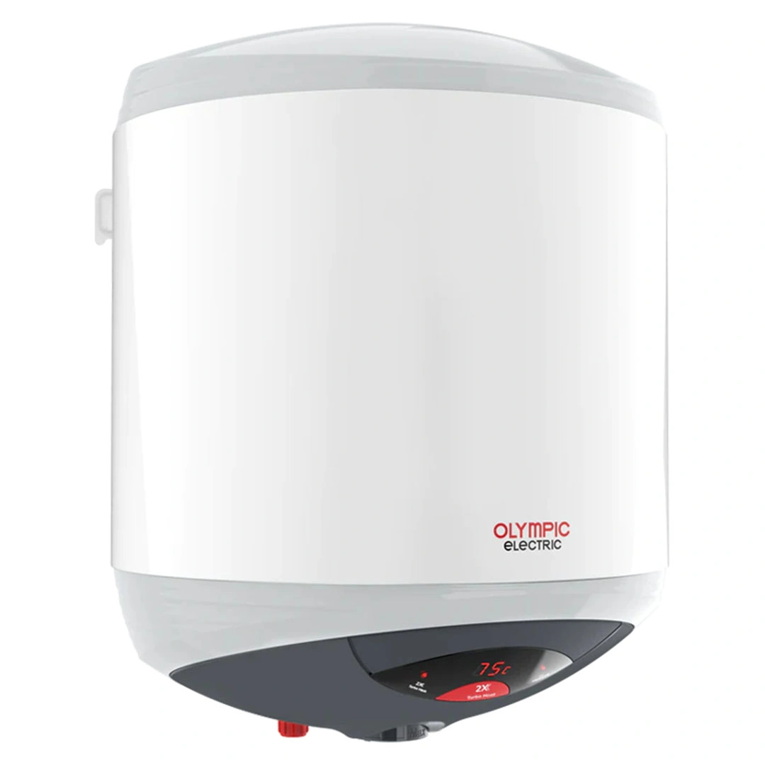 سخان مياه كهربائي ديجيتال اوليمبيك اليكتريك هيرو تربو - 30 لتر - أبيض - 945105436