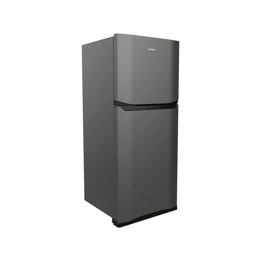 ثلاجة تورنيدو نوفروست - 304 لتر - استانلس غامق - RF-33FT-DST