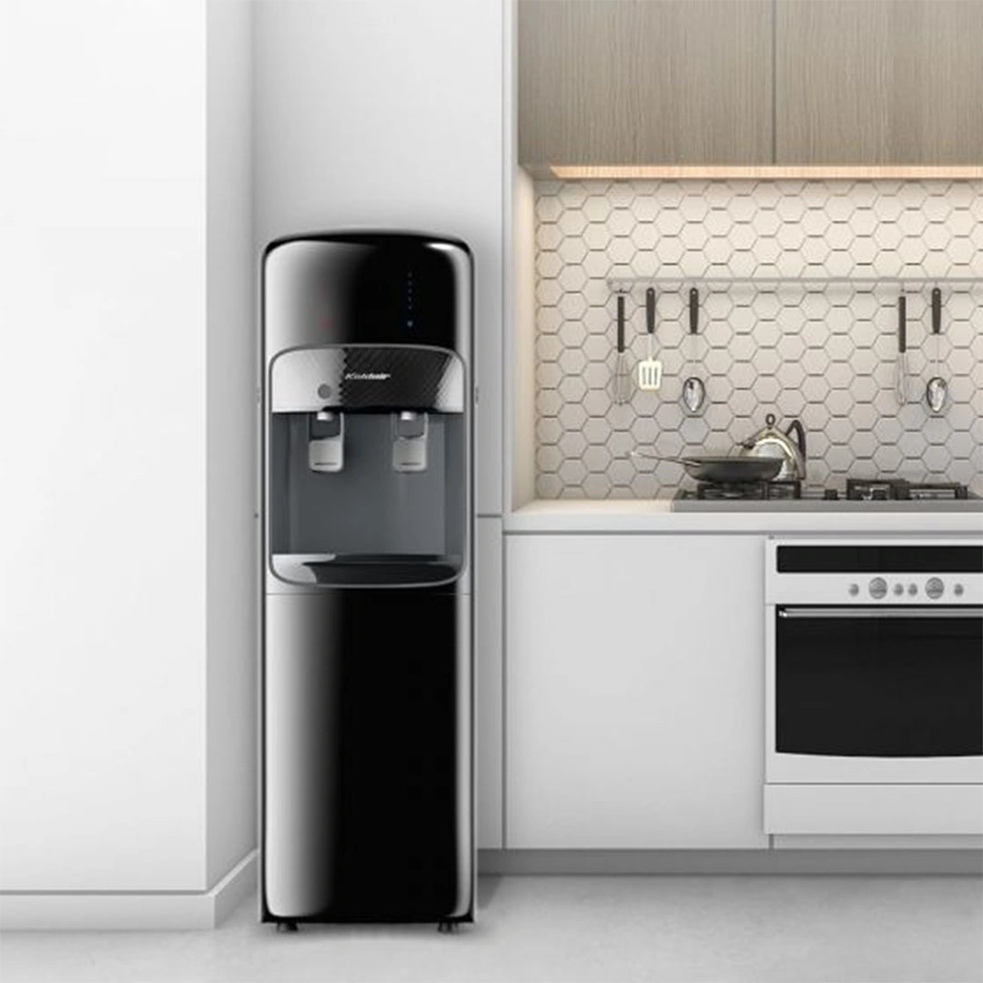 مبرد مياه كولدير - نوع A - بارد وساخن - 2 حنفية - أسود