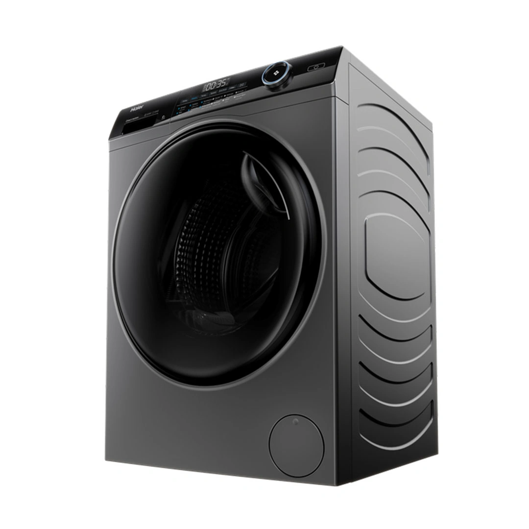 غسالة ملابس تحميل امامي هاير - 9 كجم - انفرتر - فضي - HW90-B14959S6TU1