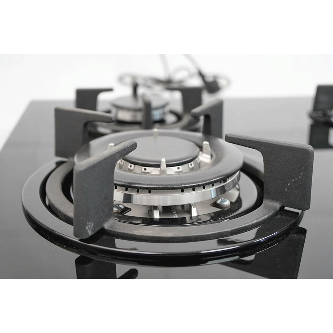 مسطح يونيفرسال - 4 شعلة - غاز زجاجي امان كامل حوامل زهر - 60 سم - BHV-5060-4GSTCS