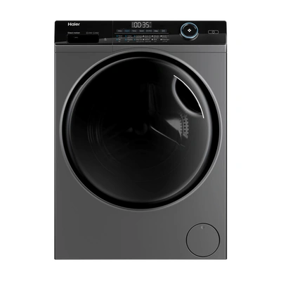 غسالة ملابس تحميل امامي هاير - 9 كجم - انفرتر - فضي - HW90-B14959S6TU1