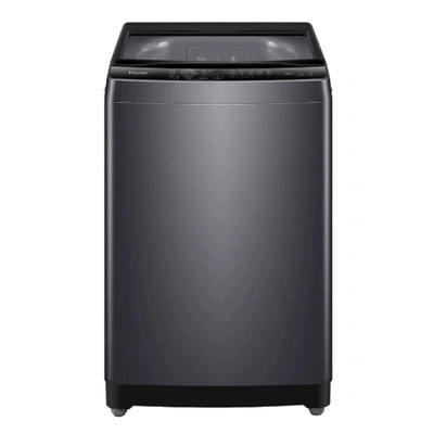غسالة ملابس هاير - 10 كجم - تحميل علوي - فضي غامق - HWM100-316S6