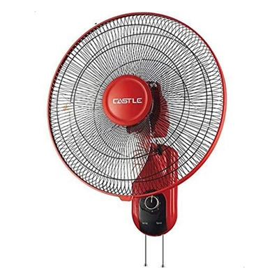 مروحة حائط كاسيل - 18 بوصة - 5 شفرات - أحمر - FAW1818