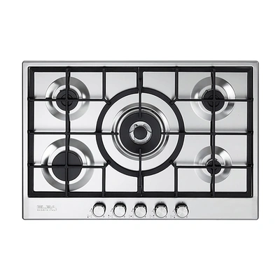 مسطح بلت ان غاز البا - 5 شعلة - 75 سم - استانليس ستيل - ELIO75-545