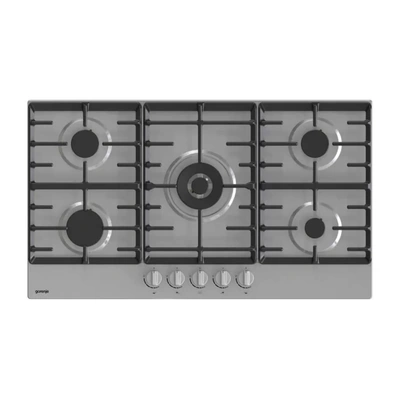 جورينيا مسطح غاز - 90 سم - 5 شعلة حوامل زهر استانلس ستيل - GW9C51X