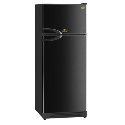 ثلاجة كريازي سوليتير بريمير نوفروست - 370 لتر - أسود - KH370LN