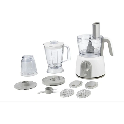 محضر طعام بيكو - 1000 وات - أبيض / رمادي - FPP 4402 W