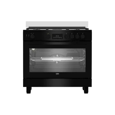 بوتجاز بيكو - 90 سم - 5 شعلة - امان كامل - أسود - BGGR 11225 GB