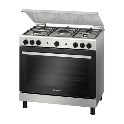 بوتجاز غاز بوش 5 شعلات - 90 سم - ستانلس ستيل HGV1F0U50S
