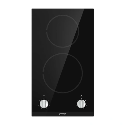 بوتجاز مسطح كهرباء جورينيا - 30 سم - زجاج سيراميك - أسود EC321BCSC