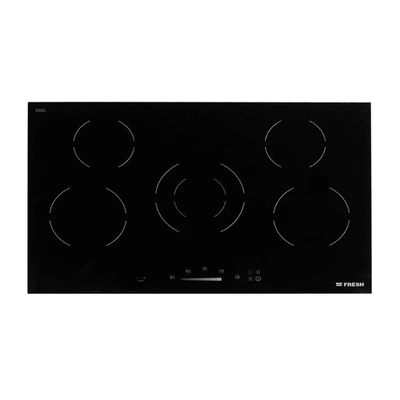 بوتجاز مسطح بلت إن كهربائي فريش - 80 سم - أسود - VTC 80