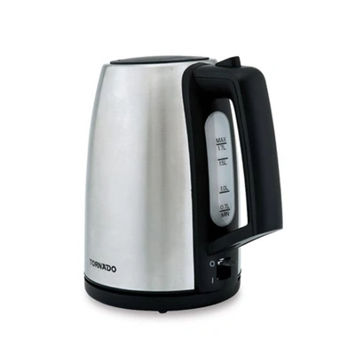 تورنيدو غلاية مياه استانلس ستيل 1.7 لتر 1850-2200 وات سيلفر - TKS-2117