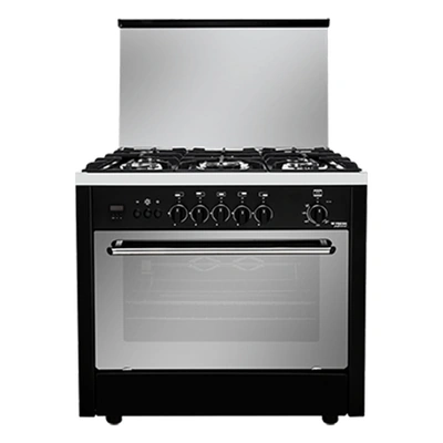 بوتاجاز فريش بروفيشنال كنترول- 90 × 60 سم- 5 شعلة- أسود