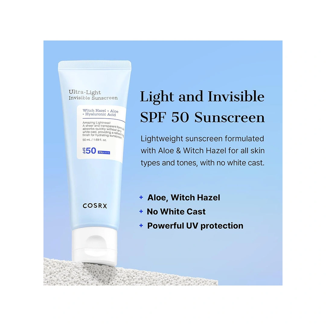 كريم واقي شمس SPF50 كوزراكس للبشرة الجافة - 50 مل