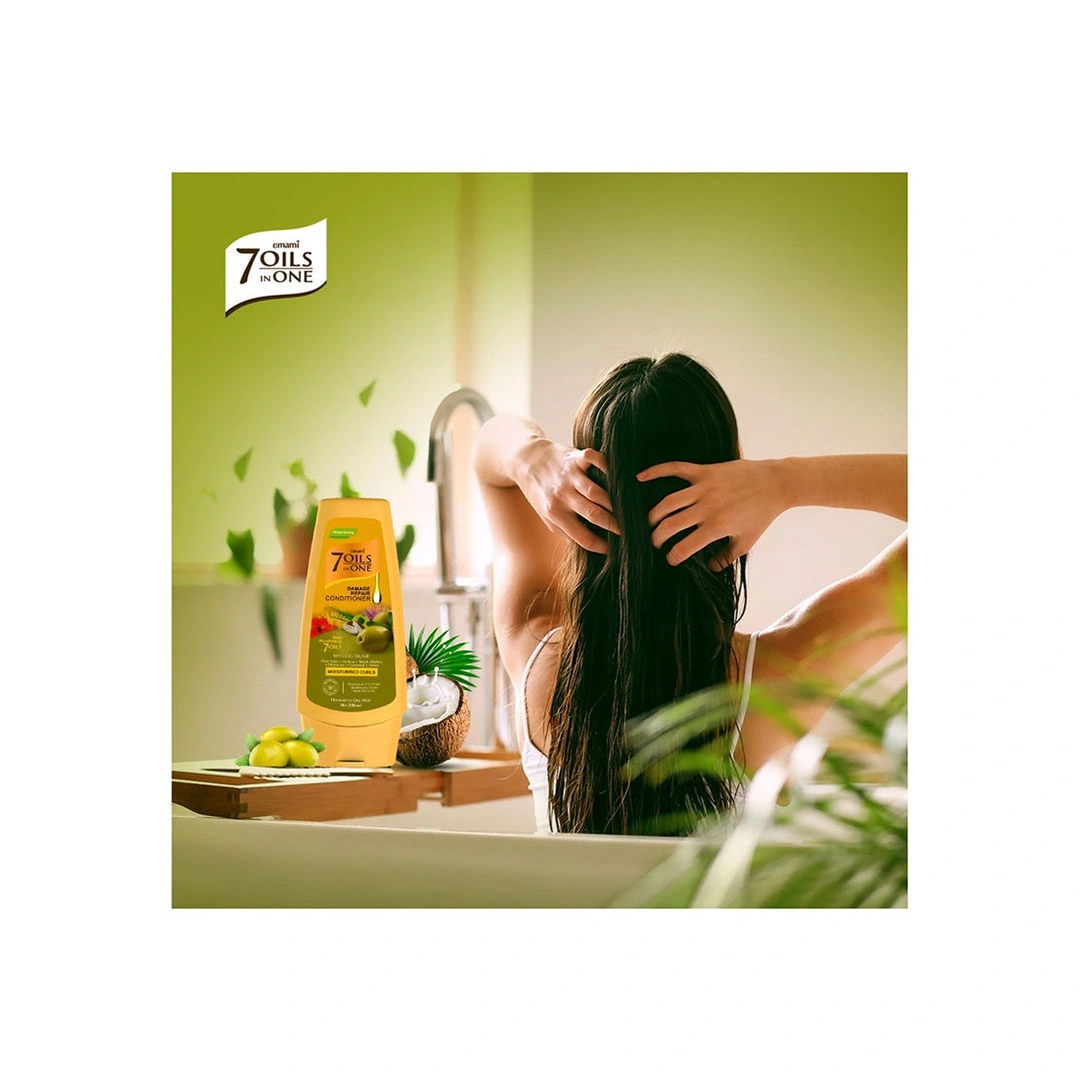 إيمامي 7 زيوت في واحد بلسم إصلاح الشعر - زيت ميسيتك أوليف - 100 مل