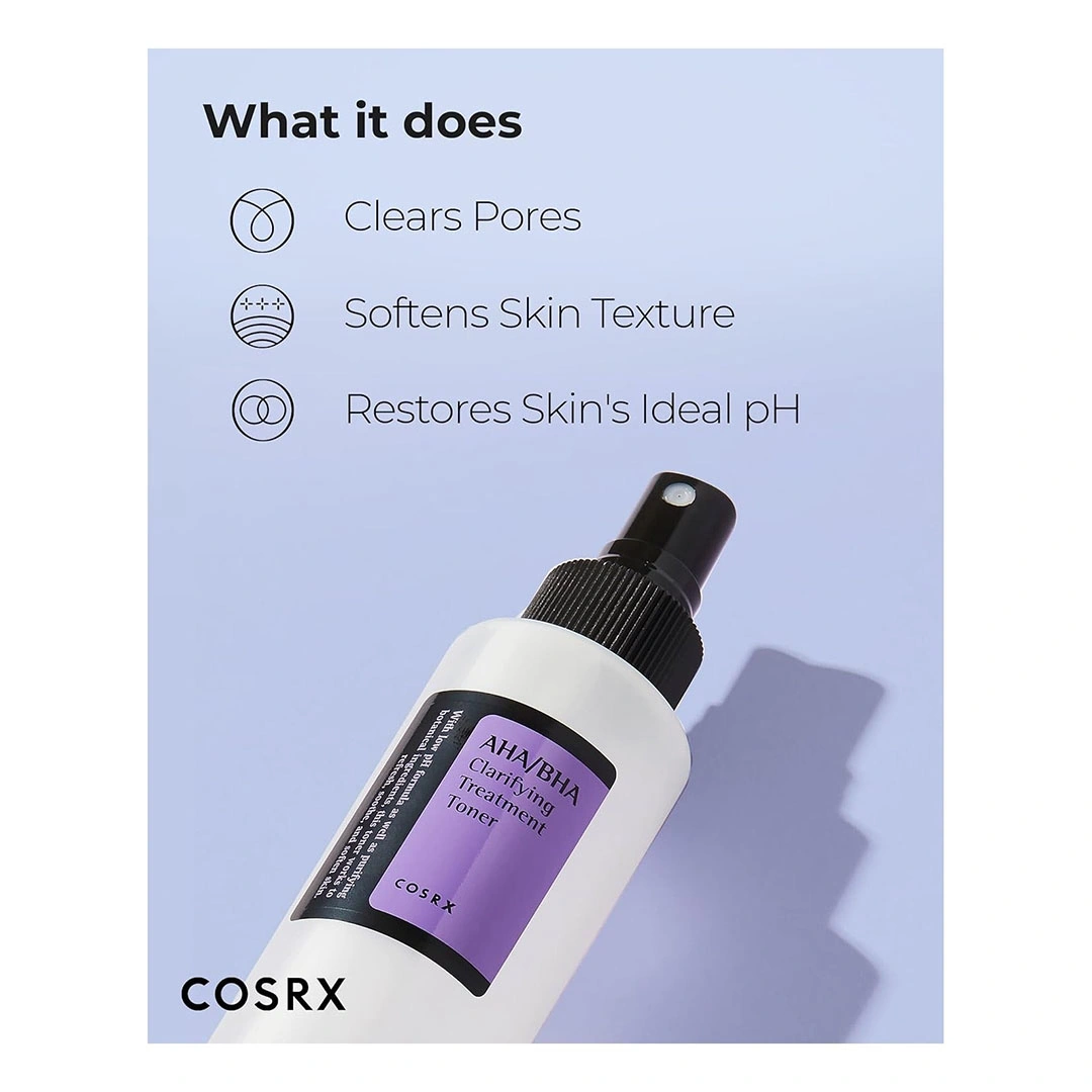 تونر معالجة منقي بحمض الفا هيدروكسي وبيتا هيدروكسي من كوزركس - 150 مللي