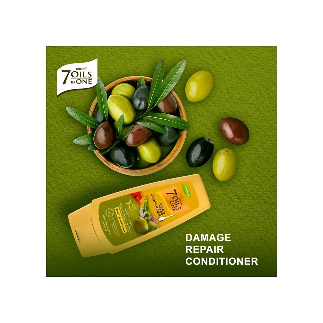 إيمامي 7 زيوت في واحد بلسم إصلاح الشعر - زيت ميسيتك أوليف - 200 مل