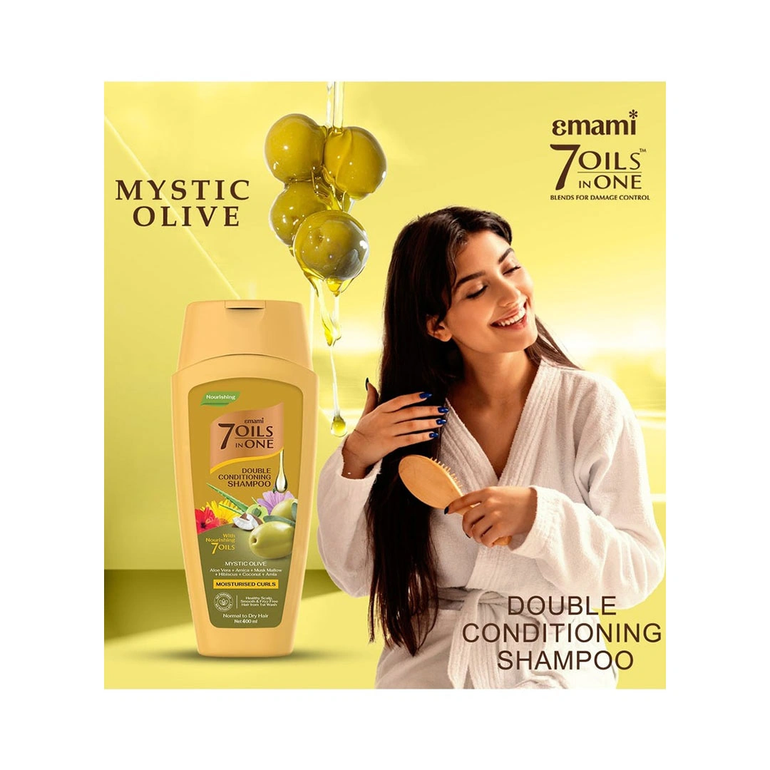 إيمامي شامبو مزدوج بتركيبة 7 زيوت - زيت الزيتون 200 مل