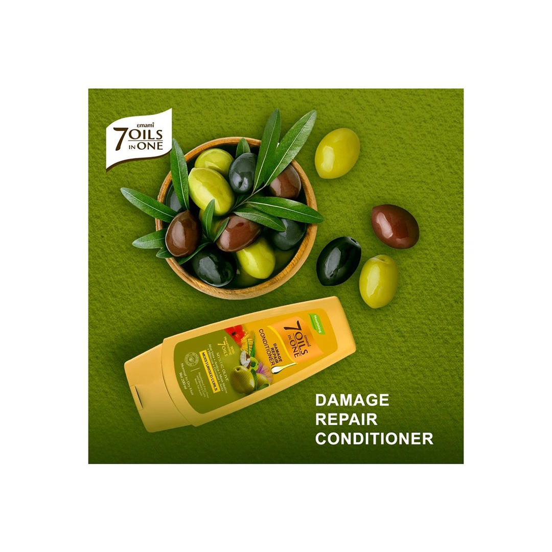 إيمامي 7 زيوت في واحد بلسم إصلاح الشعر - زيت ميسيتك أوليف - 100 مل