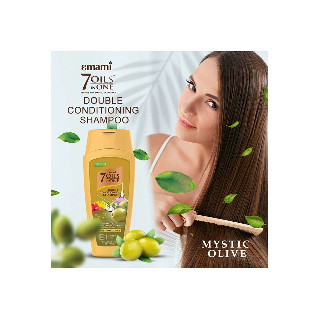 إيمامي شامبو مزدوج بتركيبة 7 زيوت - زيت الزيتون 200 مل