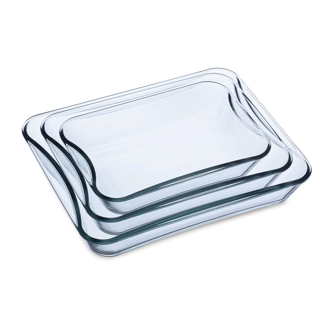 طقم طواجن من سيمكس مستطيل - ٣ قطع مستطيل - 311