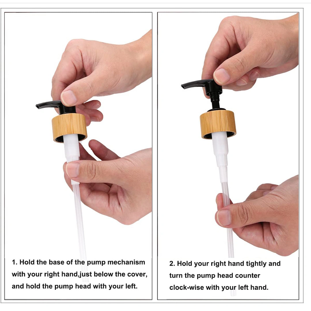 دسبنسر صابون زجاج - 2 قطعة - اسود/ابيض
