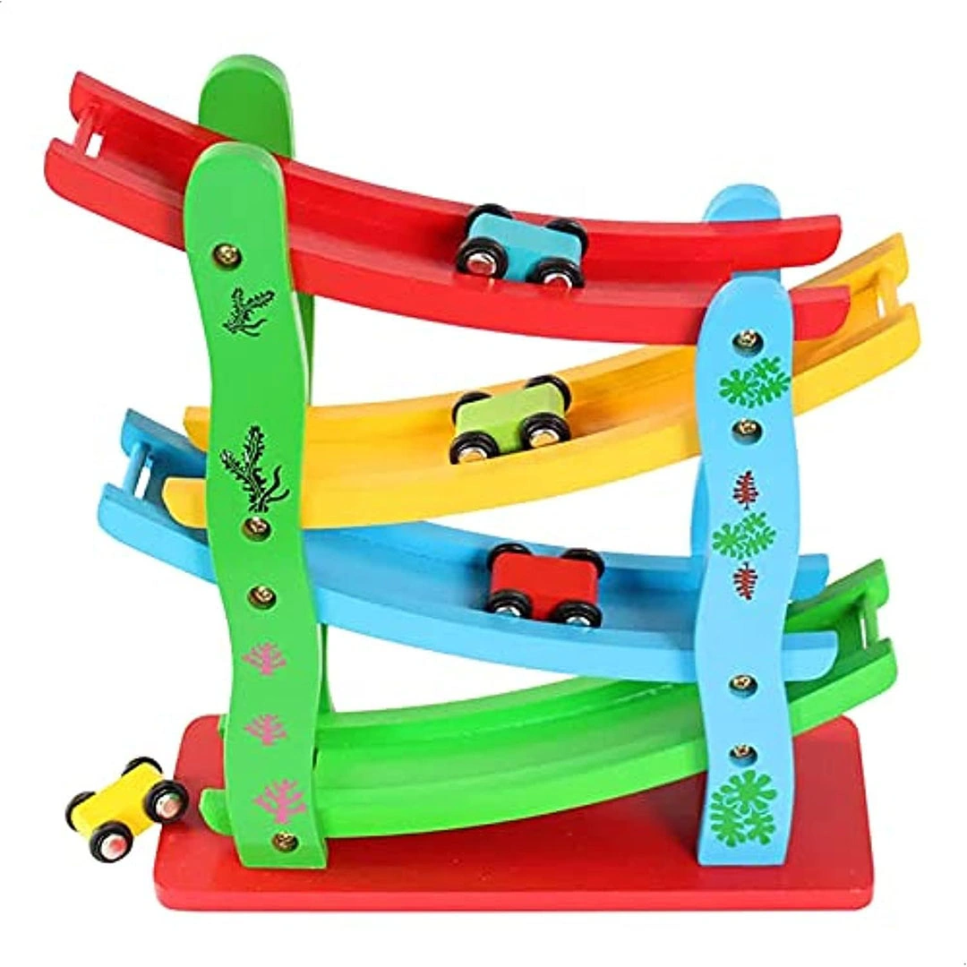 لعبة تراك عربيات 3 دور - براند إكس - MOD-456 - خشب ملون