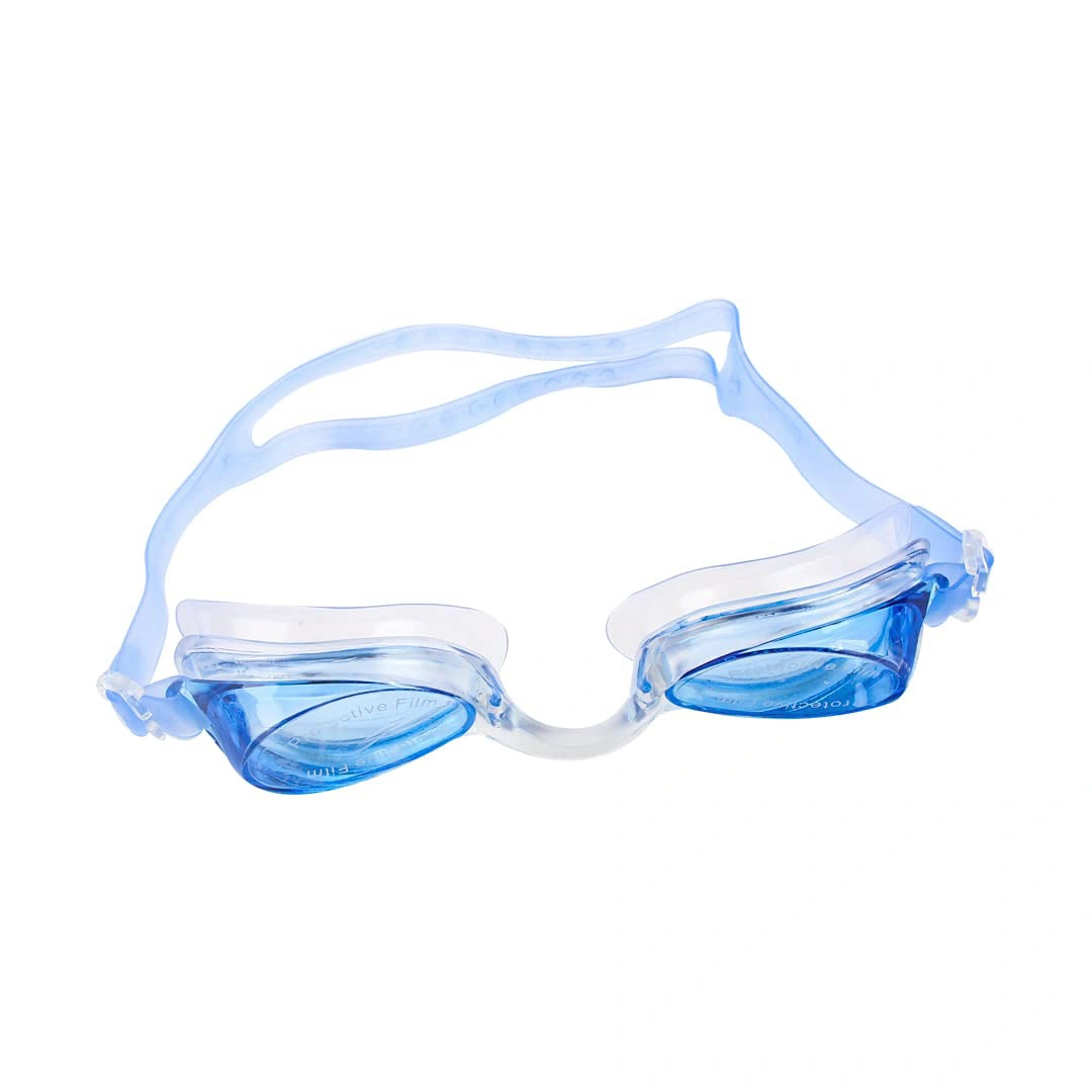نظارة سباحة مقاومة للضباب والماء - أزرق