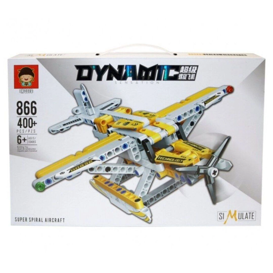 ميكانو طيارة - أصفر