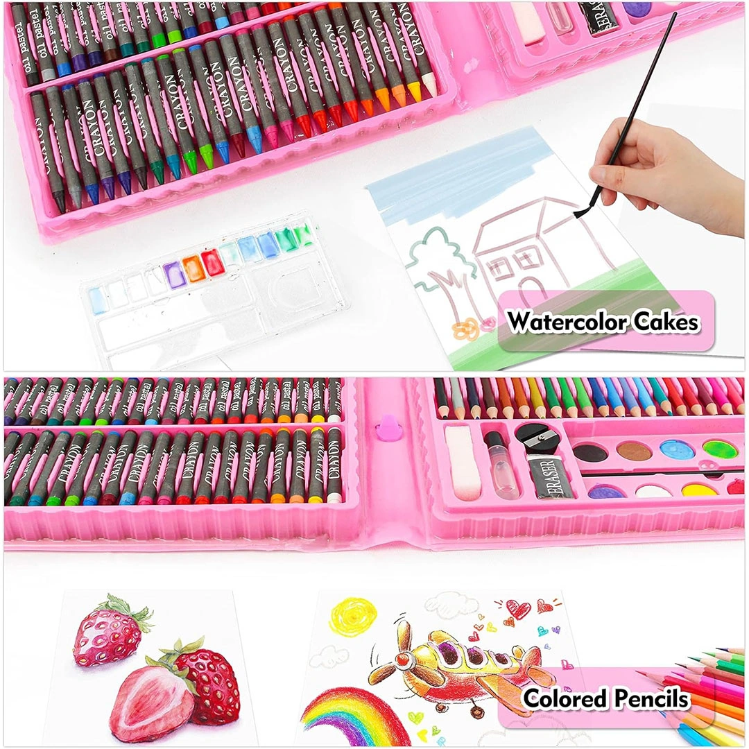 أدوات الرسم والتلوين - 168 قطعة