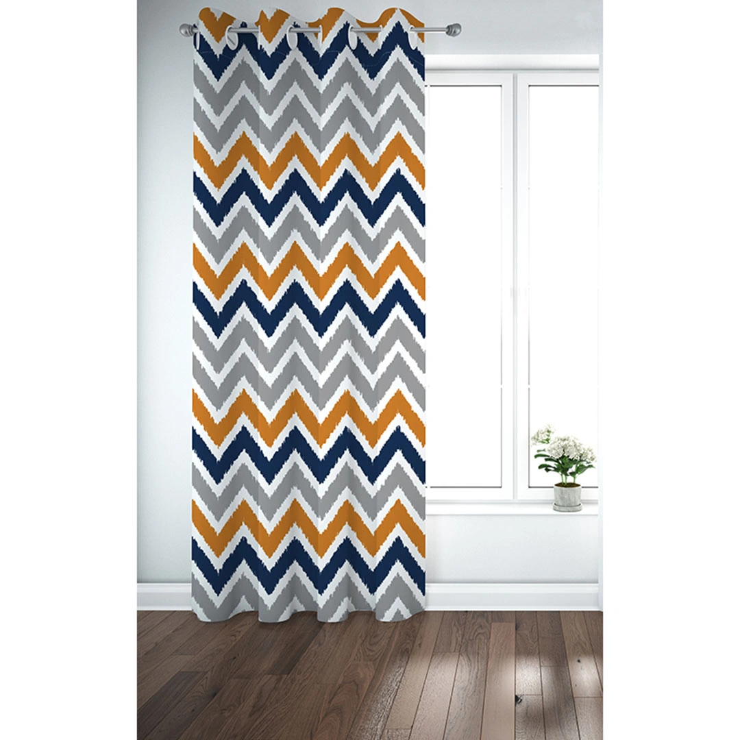 ستائر مطبوعة - لوح واحد - 130 سم عرض × 260 سم طول - متعددة الألوان (PR1402f)