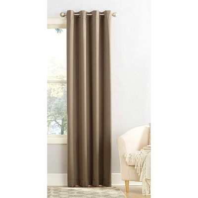 ستائر بلاك اوت - لوح واحد - 140 سم عرض × 240 سم طول - كافيه - بثقوب (BL)