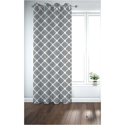 ستائر مطبوعة - لوح واحد - 130 سم عرض × 260 سم طول - رمادي (PR1233q-4w)