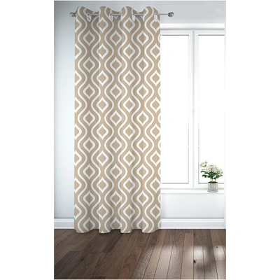 ستائر مطبوعة - لوح واحد - 130 سم عرض × 260 سم طول - بيج (PR1233t-6w)