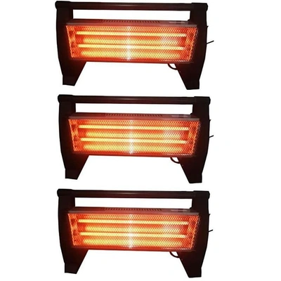 إي لوكس دفاية هالوجين - 1200 وات - أسود - 3 قطع - IX 2819