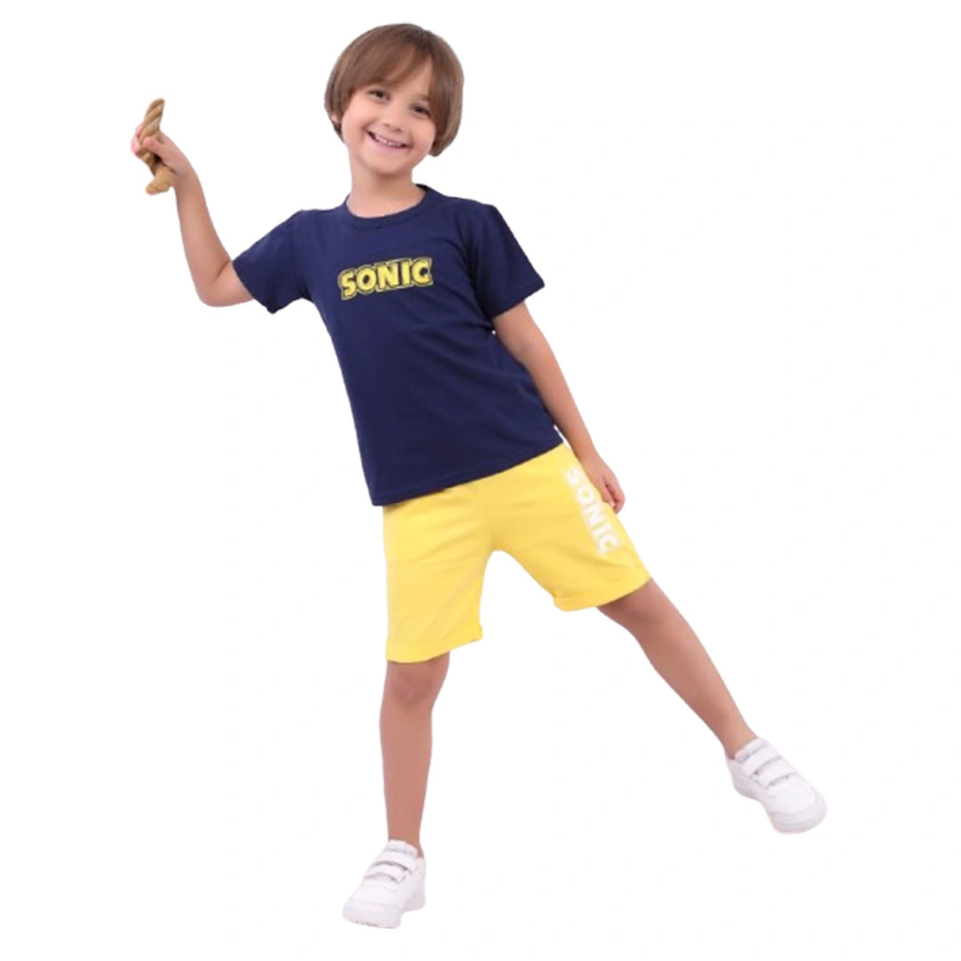 بيجامه اولادي صيفي قطن - 2 قطعة 101