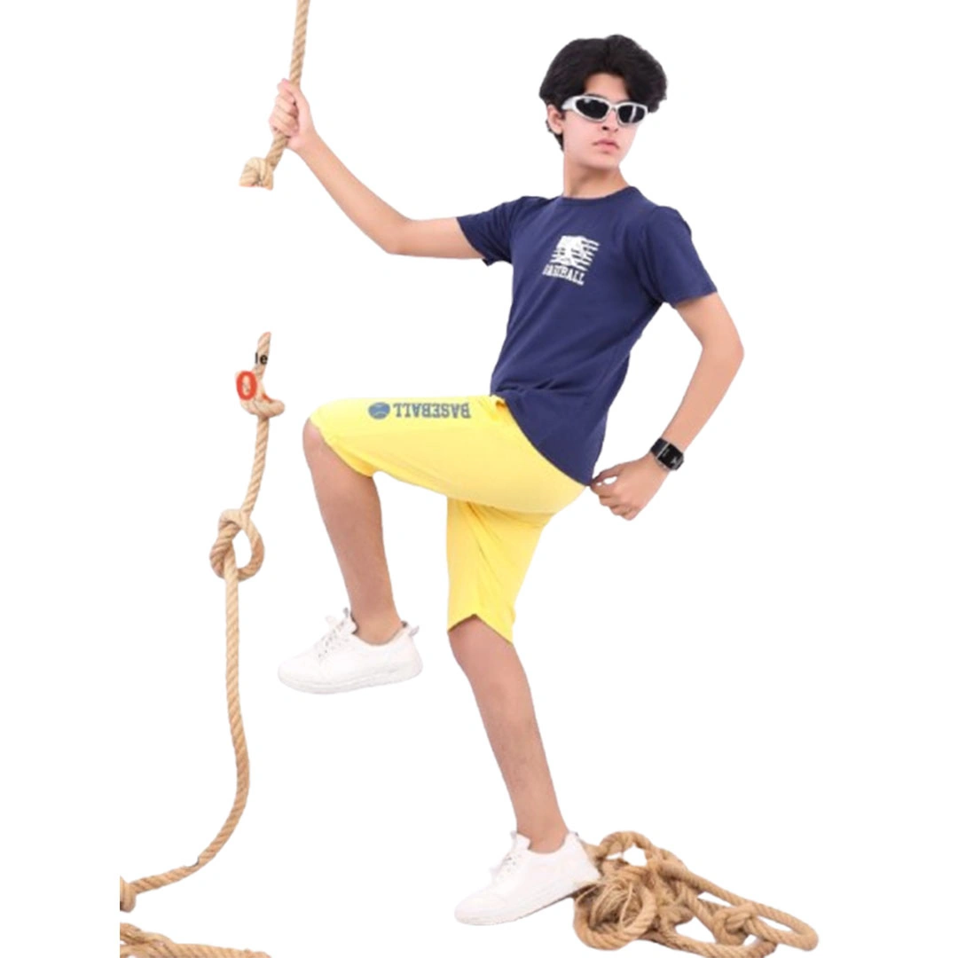 بيجامه اولادي صيفي قطن - 2 قطعة 103