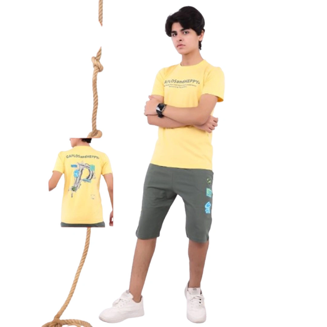 بيجامه اولادي صيفي قطن - 2 قطعة 111