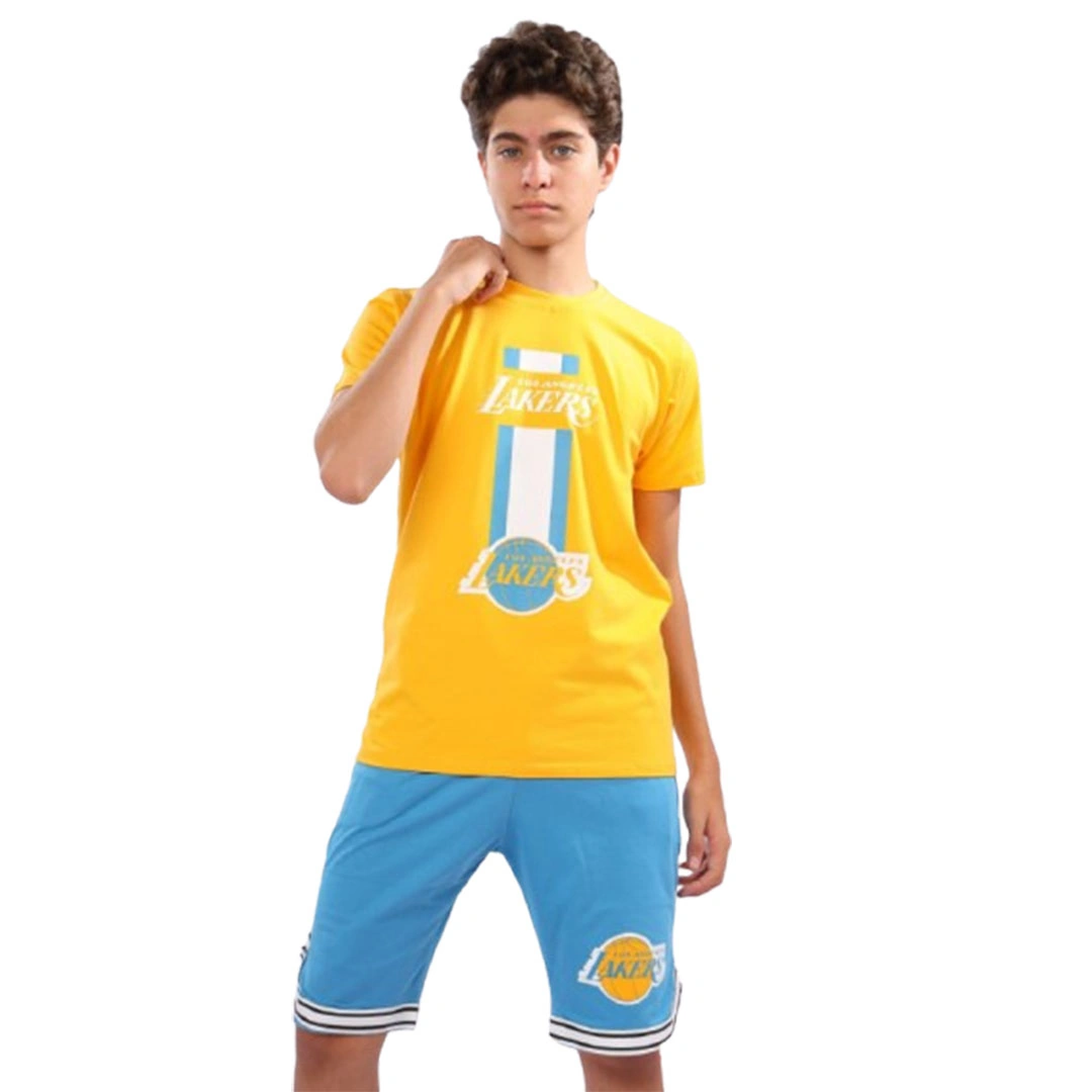 بيجامه ولادي صيفي قطن - 2 قطعة 131