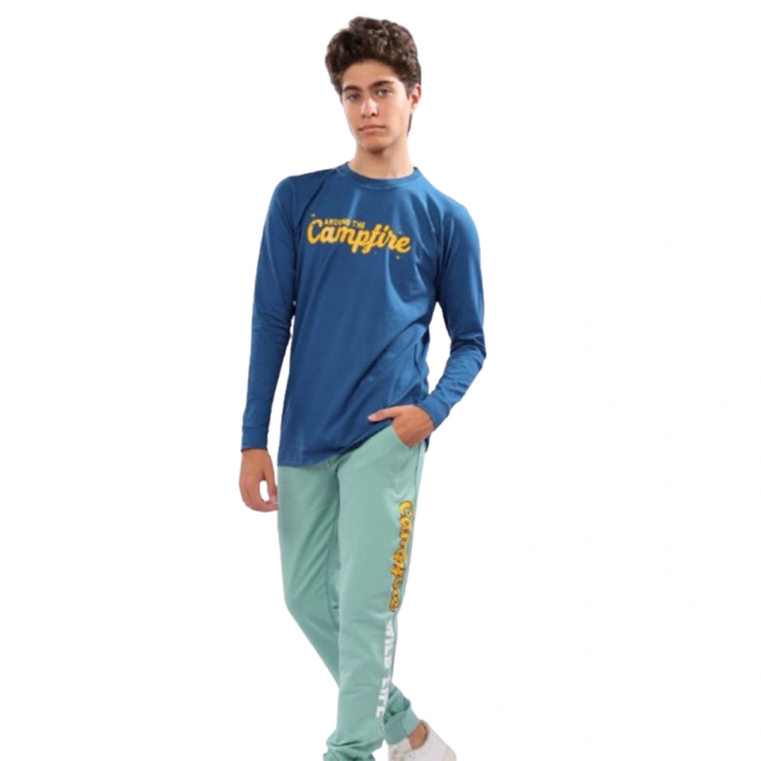 بيجامه ولادي صيفي قطن - 2 قطعة 139