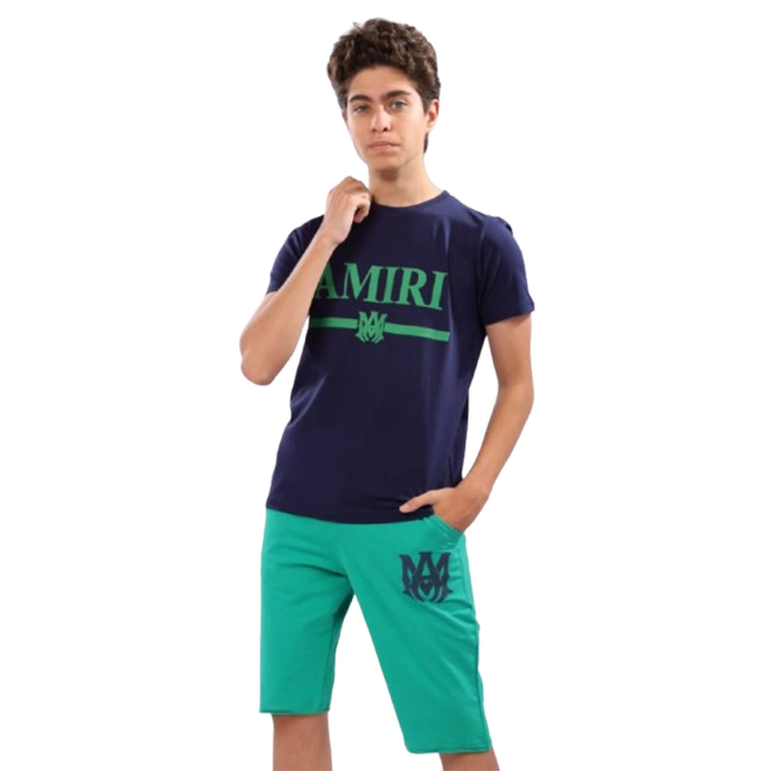 بيجامه اولادي صيفي قطن - 2 قطعة 143