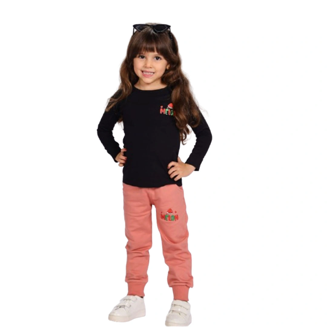 بيجامه بناتي صيفي قطن - 2 قطعة 220