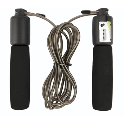 حبل قفز بعداد رقمي - 3 متر - أسود