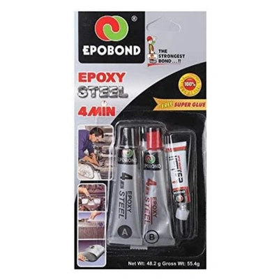 غراء إيبوكسي صلب قوي من ايبوبوند مع أنبوب لاصق سوبر جلو - 43.2 جرام