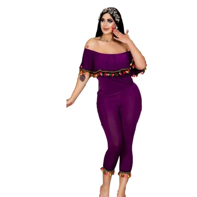 لانجيري حريمي زبدة - بنفسجي - 163