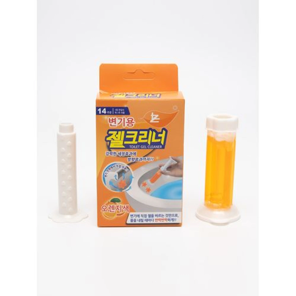 جل معطر ومنظف للمرحاض برائحة البرتقال - ختم الأزهار