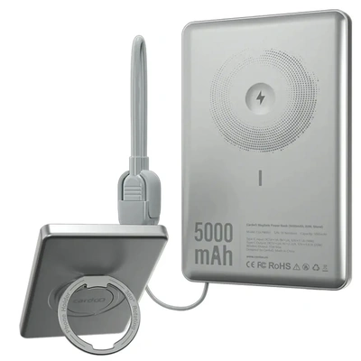 باور بنك كاردو - سعة 5000 مللي أمبير – فضي