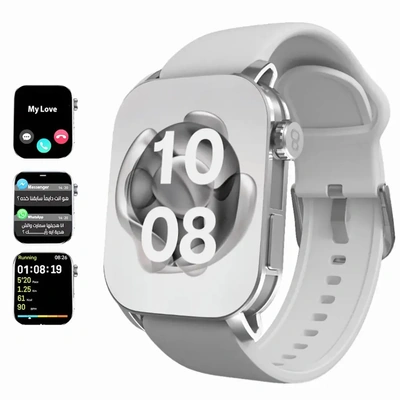 كاردو ساعة سمارت - 2.1 بوصة - فضي - X Apex